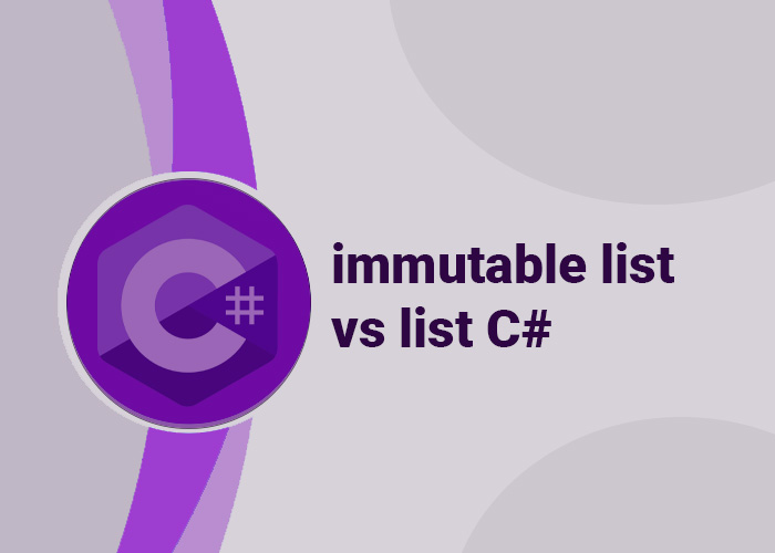 immutable list vs list c#